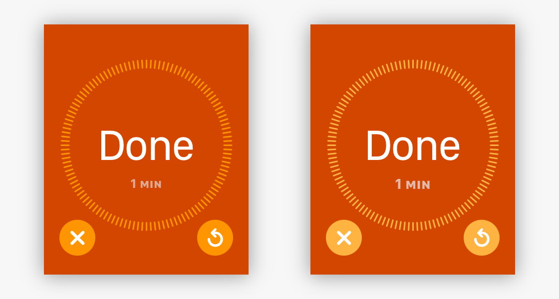 Well-designed timer app